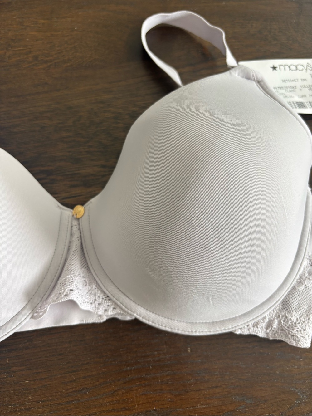 Natori Bliss Perfection Contour Underwire Bra - Misty Blue / 36 / DD - Picture 7 of 7